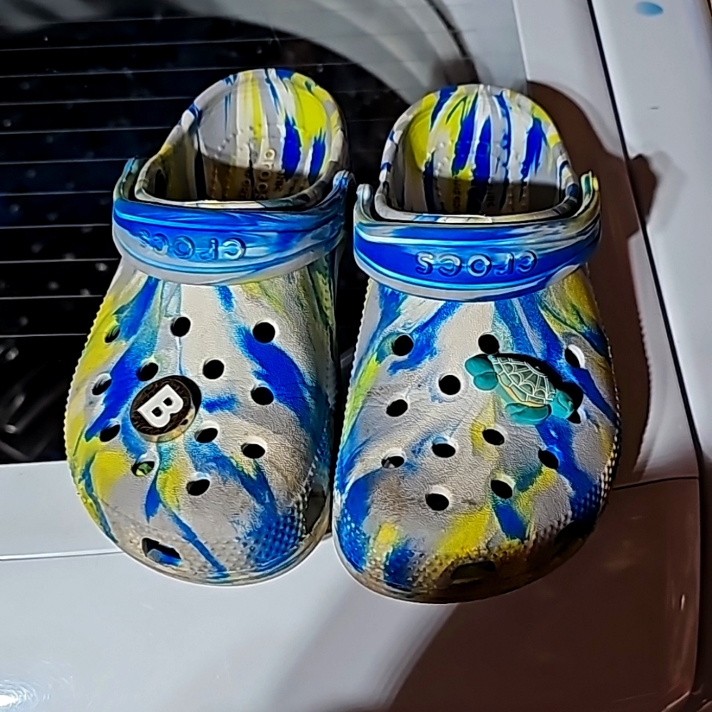 Boys size 12 crocs